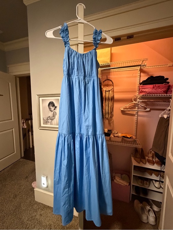 Abercrombie & Fitch Dresses & Skirts - Womens Blue Ruffled dress